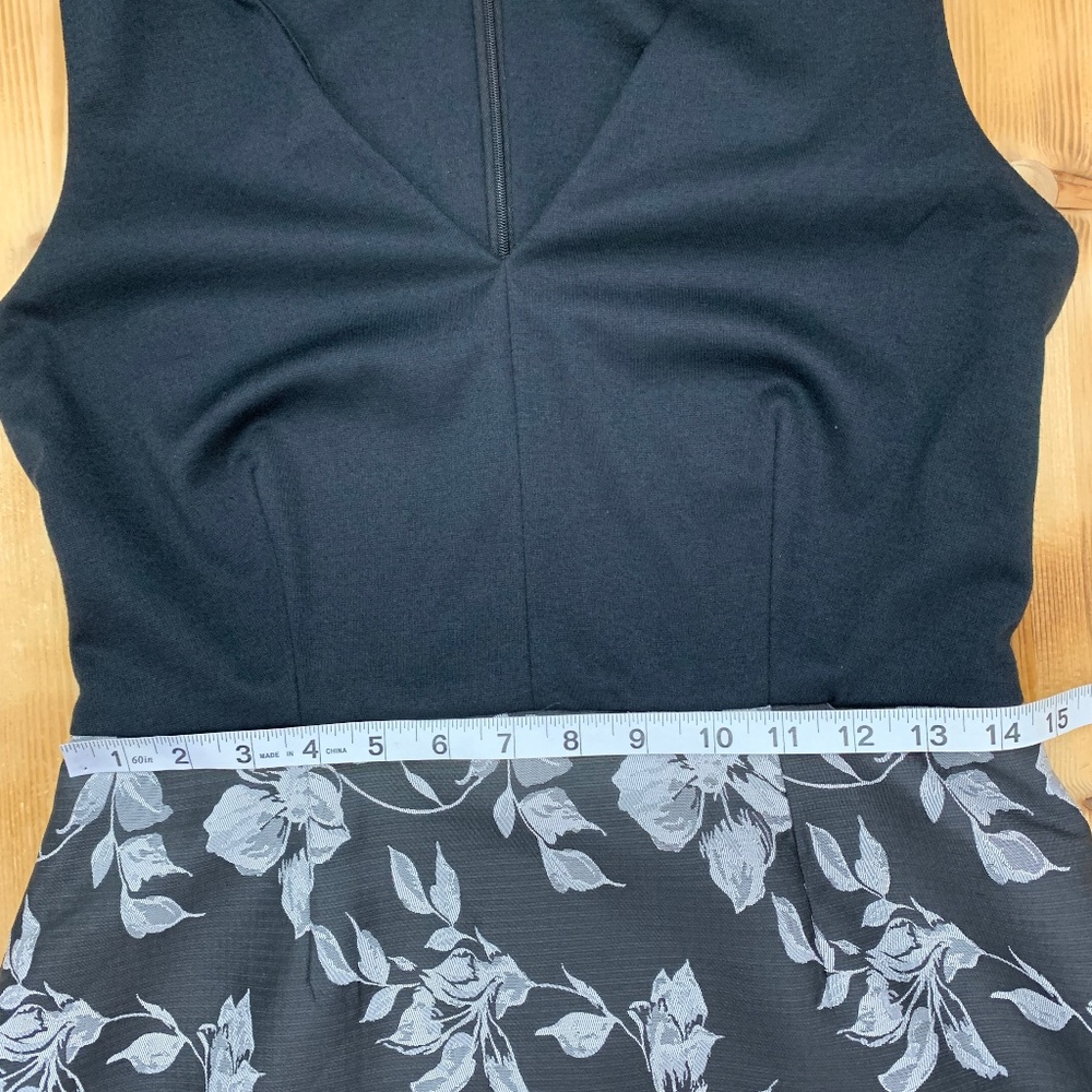 Hutch Mixed Media Sleeveless A-Line Floral Dress Sz M - Picture 11 of 12